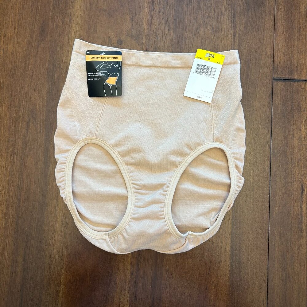 NWT Tummy Solutions Women's Seamless Stretch Shapewear Underwear Size Medium